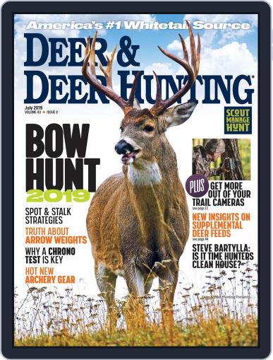 Deer & Deer Hunting July 1st, 2019 Digital Back Issue Cover