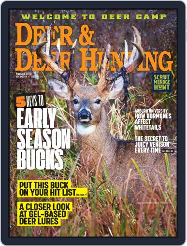 Deer & Deer Hunting August 1st, 2019 Digital Back Issue Cover