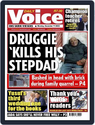 Daily Voice December 11th, 2023 Digital Back Issue Cover
