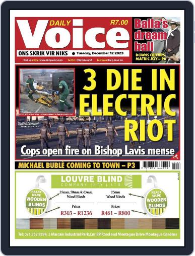 Daily Voice December 12th, 2023 Digital Back Issue Cover