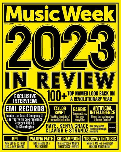 Music Week January 1st, 2024 Digital Back Issue Cover