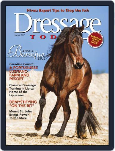 Dressage Today August 1st, 2017 Digital Back Issue Cover