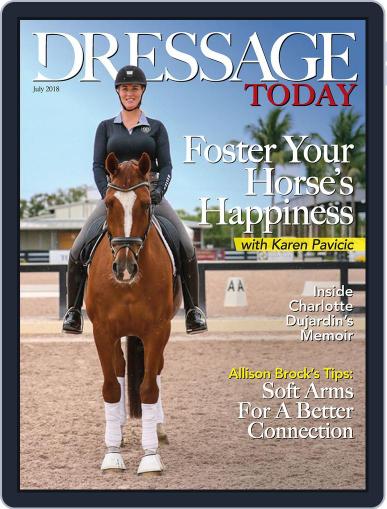Dressage Today July 1st, 2018 Digital Back Issue Cover