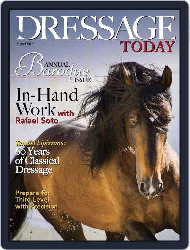 Dressage Today August 1st, 2018 Digital Back Issue Cover