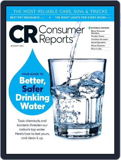 Consumer Reports January 1st, 2024 Digital Back Issue Cover
