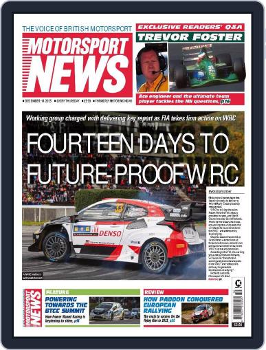 Motorsport News December 14th, 2023 Digital Back Issue Cover