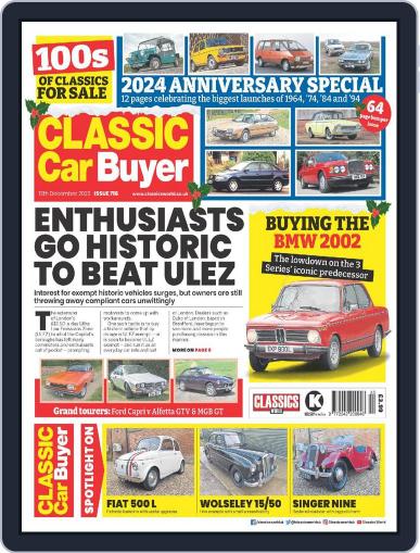 Classic Car Buyer December 13th, 2023 Digital Back Issue Cover