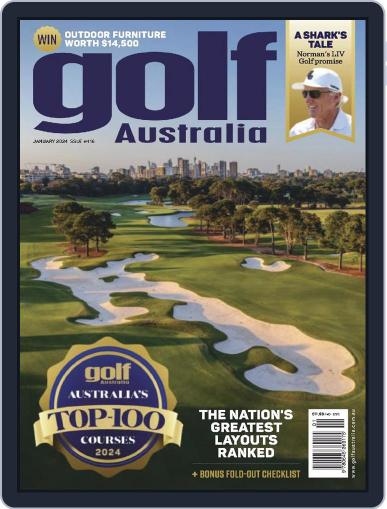 Golf Australia January 1st, 2024 Digital Back Issue Cover
