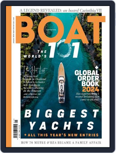 Boat International January 1st, 2024 Digital Back Issue Cover
