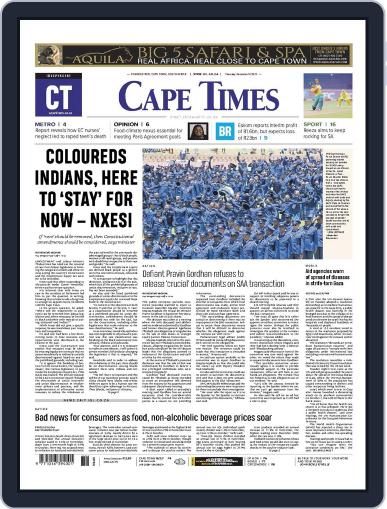 Cape Times December 14th, 2023 Digital Back Issue Cover