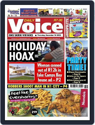 Daily Voice December 14th, 2023 Digital Back Issue Cover