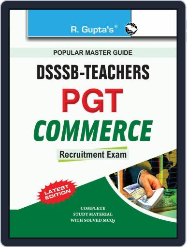 DSSSB: Teachers PGT Commerce Recruitment Exam Guide 2024 Digital Back Issue Cover