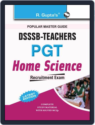 DSSSB: Home Science (PGT) Teachers Recruitment Exam Guide - 2024 Digital Back Issue Cover