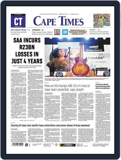 Cape Times December 15th, 2023 Digital Back Issue Cover