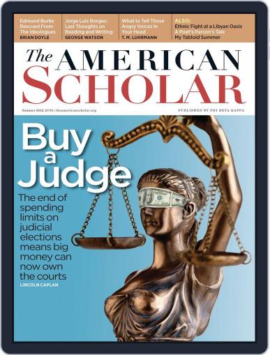 The American Scholar June 6th, 2012 Digital Back Issue Cover