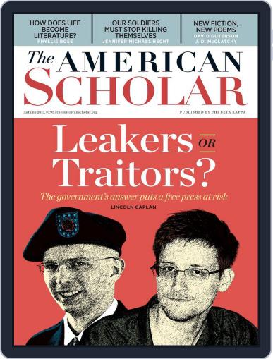The American Scholar September 5th, 2013 Digital Back Issue Cover