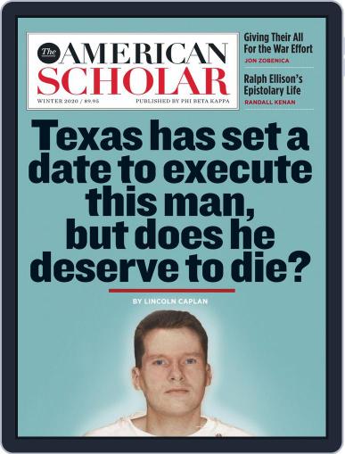 The American Scholar December 1st, 2019 Digital Back Issue Cover