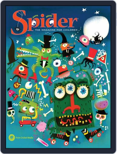 Spider Magazine Stories, Games, Activites And Puzzles For Children And Kids October 1st, 2016 Digital Back Issue Cover