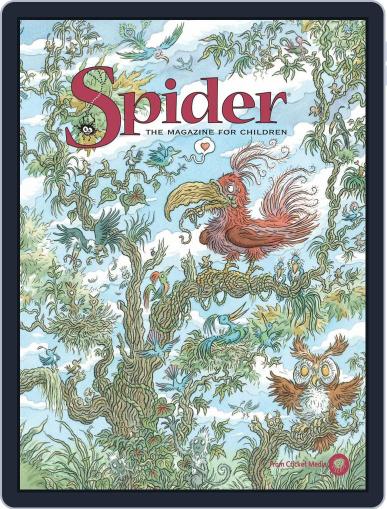 Spider Magazine Stories, Games, Activites And Puzzles For Children And Kids February 1st, 2017 Digital Back Issue Cover
