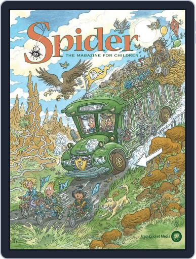 Spider Magazine Stories, Games, Activites And Puzzles For Children And Kids (Digital) July 1st, 2018 Issue Cover