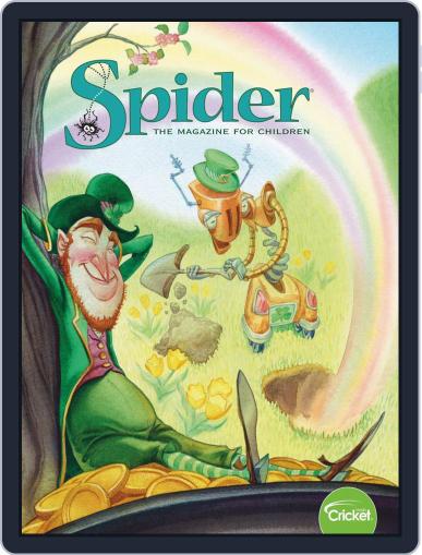 Spider Magazine Stories, Games, Activites And Puzzles For Children And Kids March 1st, 2019 Digital Back Issue Cover
