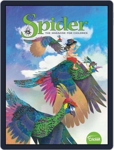 Spider Magazine Stories, Games, Activites And Puzzles For Children And Kids April 1st, 2019 Digital Back Issue Cover