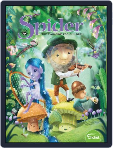 Spider Magazine Stories, Games, Activites And Puzzles For Children And Kids March 1st, 2020 Digital Back Issue Cover