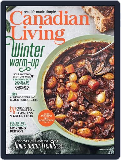 Canadian Living January 1st, 2024 Digital Back Issue Cover