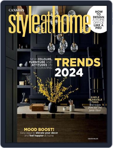 Style At Home Canada January 1st, 2024 Digital Back Issue Cover