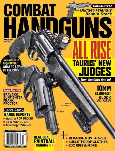 Combat Handguns March 1st, 2024 Digital Back Issue Cover