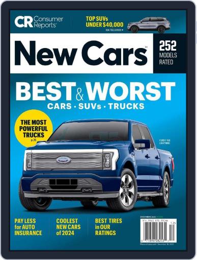 Consumer Reports New Cars December 1st, 2023 Digital Back Issue Cover