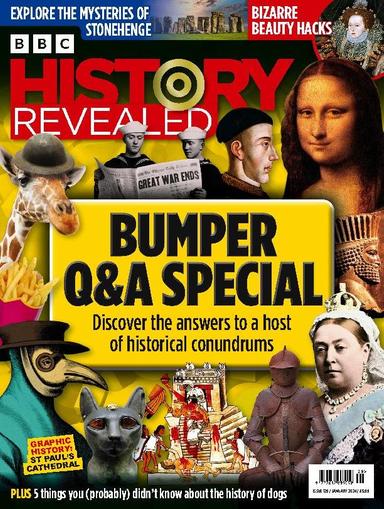 History Revealed January 1st, 2024 Digital Back Issue Cover