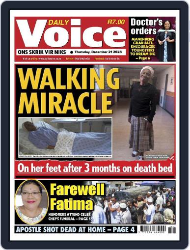 Daily Voice December 21st, 2023 Digital Back Issue Cover