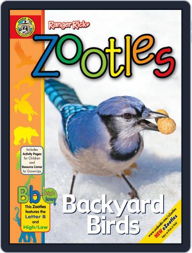 Ranger Rick Zootles Backyard Birds Digital Back Issue Cover