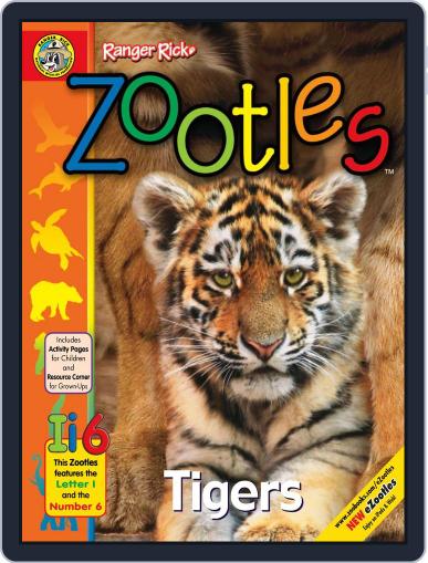 Ranger Rick Zootles Tigers Digital Back Issue Cover