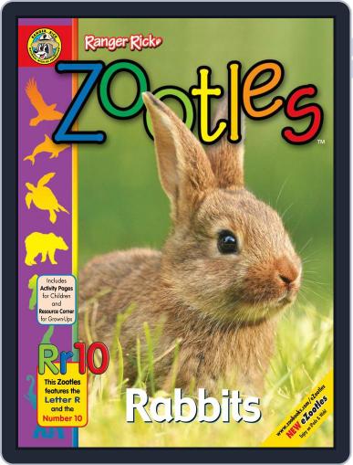 Ranger Rick Zootles Rabbit Digital Back Issue Cover