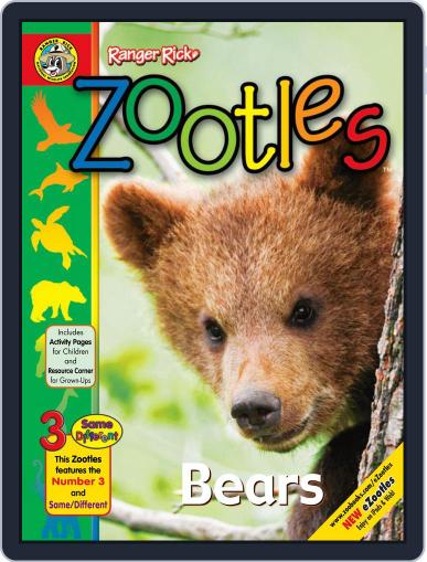 Ranger Rick Zootles Bears Digital Back Issue Cover