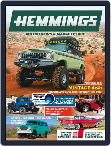 Hemmings Motor News February 1st, 2024 Digital Back Issue Cover