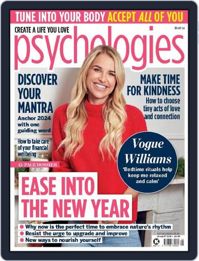 Psychologies January 1st, 2024 Digital Back Issue Cover