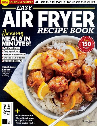 Easy Air Fryer Recipe Book December 19th, 2023 Digital Back Issue Cover