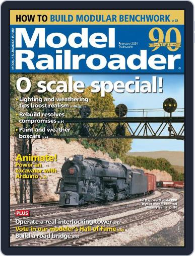 Model Railroader February 1st, 2024 Digital Back Issue Cover