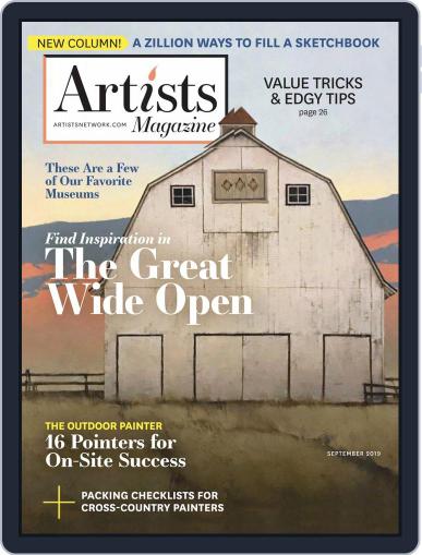 The Artist's September 1st, 2019 Digital Back Issue Cover