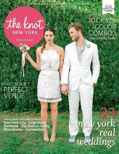 The Knot New York Metro Weddings July 1st, 2015 Digital Back Issue Cover