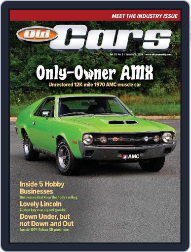 Old Cars Weekly January 15th, 2024 Digital Back Issue Cover