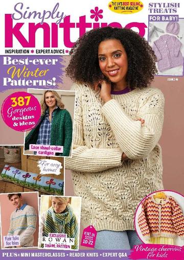 Simply Knitting January 1st, 2024 Digital Back Issue Cover