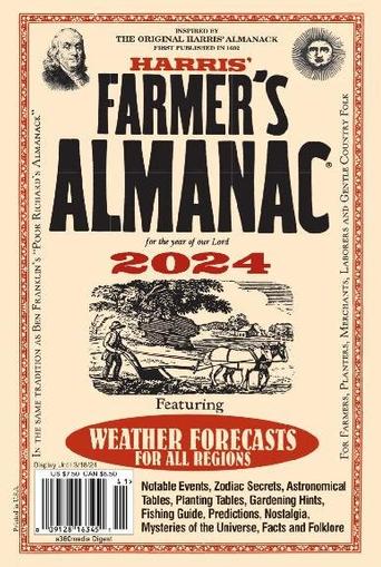 Harris' Farmer's Almanac 2024 December 9th, 2023 Digital Back Issue Cover