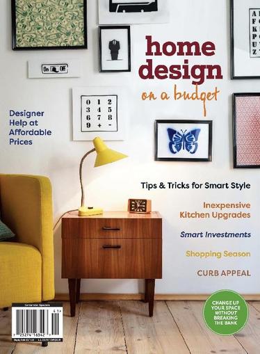 Home Design On A Budget December 8th, 2023 Digital Back Issue Cover