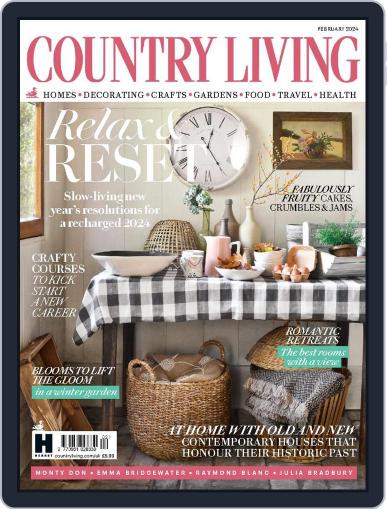 Country Living UK February 1st, 2024 Digital Back Issue Cover