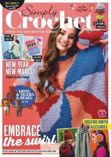 Simply Crochet December 7th, 2023 Digital Back Issue Cover