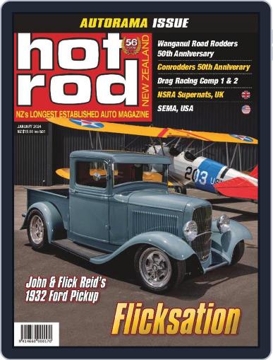 NZ Hot Rod January 1st, 2024 Digital Back Issue Cover